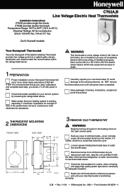 Honeywell CT62B Owner's Manual