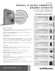 LiftMaster CAPCELL CAPXL Product Guide - French