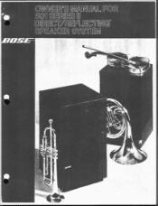 Bose 501 Series II Owner's guide