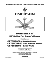 Emerson CF772 Owner Manual