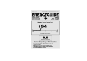 Frigidaire FFTH1022R2 Energy Guide