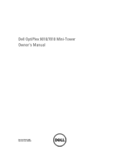 Dell OptiPlex 7010 Owner's Manual (Mini-Tower)