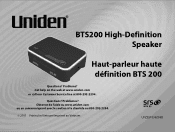 Uniden BTS200 English Owner's Manual