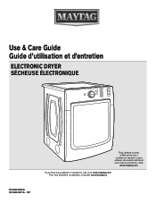 Maytag MED8150EW Use & Care Guide