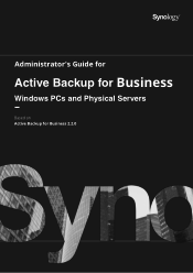 Synology RS2421 Active Backup for Business Admin Guide for Windows PCs and Physical Servers