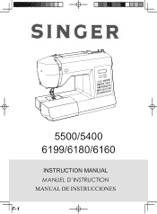 Singer 5500 Fashion Mate Instruction Manual