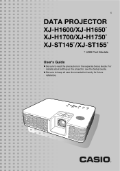 Casio XJ-H1700 User Guide