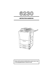 Kyocera KM-6230 KM/Ri-6230 Instruction Handbook
