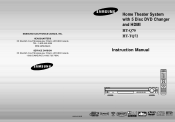 Samsung HT-TQ72 Instruction Manual