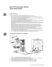 Dell E771p - 17" CRT Display Manual