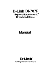 D-Link DI-707P Product Manual