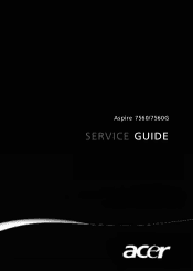 Acer Aspire 7560G Aspire 7560, 7560G Service Guide