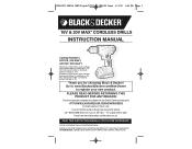 Black & Decker LDX116C Type 1 Manual - LDX120