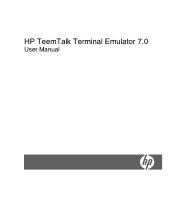 HP Neoware e370 HP TeemTalk Terminal Emulator 7.0 User Manual