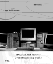 HP XM600 hp kayak xm600 series 1, troubleshooting guide for minitower models