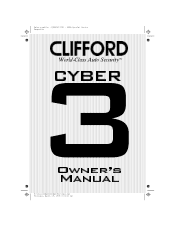 Clifford Cyber 3 Owners Guide