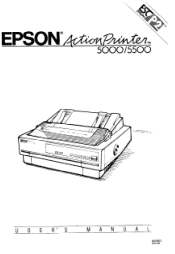 Epson ActionPrinter 5000 User Manual