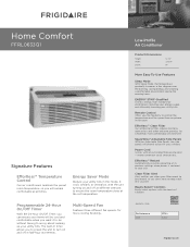 Frigidaire FFRL0633Q1 Product Specifications Sheet
