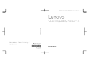Lenovo U550 Laptop Lenovo IdeaPad U550 RegulatoryNotice V1.0