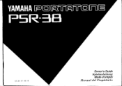 Yamaha PSR-38 Owner's Manual (image)