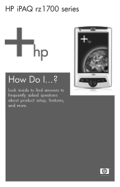 HP RZ1710 HP iPAQ rz1700 series - How Do I...?