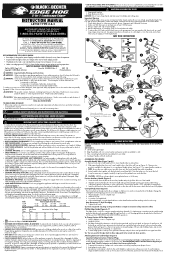 Black & Decker LE750 Instruction Manual