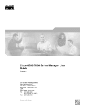 Cisco WS-C6509-V-E User Guide