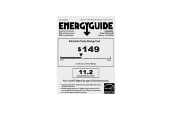 Frigidaire FFRE1833Q2 Energy Guide