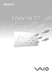 Sony VPCL2390X Enjoying 3D Information Guide