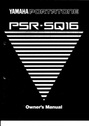 Yamaha PSR-SQ16 Owner's Manual (image)