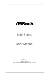 ASRock Mini Mini 180D User Manual