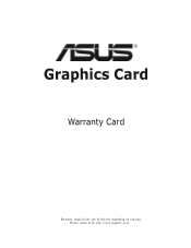 Asus PH-GTX1050TI-4G ASUS Graphics Card  Warranty
