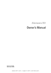 Dell Alienware X51 Owner's Manual