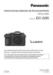 Panasonic LUMIX G95 Basic Operating Manual Spanish