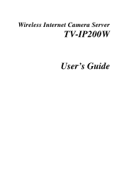 TRENDnet TV-IP200W Manual