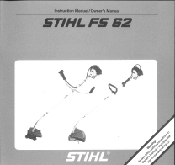 Stihl FS 62 Instruction Manual