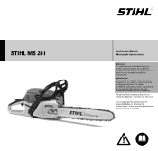 Stihl MS 261 Product Instruction Manual