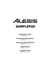 Alesis SamplePad Quick Start Guide
