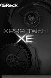 ASRock X299 Taichi XE User Manual