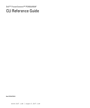 Dell PowerConnect 8024 CLI Reference Guide