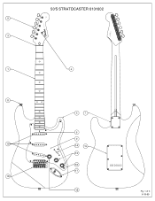 Fender Classic Series 3950s Stratocaster Classic Series 50s Stratocaster Service Diagrams