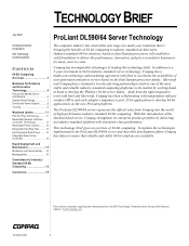 HP ProLiant DL590/64 ProLiant DL590/64 Server Technology