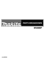 Makita BR400MP Parts Breakdown