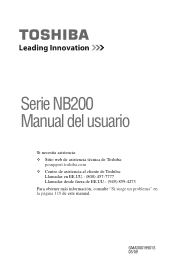 Toshiba NB200-SP2907R User Guide 1