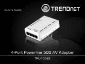 TRENDnet TPL-4052E User's Guide