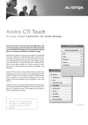 Aastra OpenCom 100 Datasheet CTI Touch