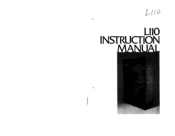 JBL L110 Owners Manual EN