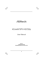 ASRock 4CoreN73PV-HD720p R3.0 User Manual