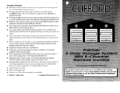 Clifford Garage Door Receiver Premier Owners Guide
