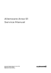 Dell Alienware Area 51 R2 Service Manual
